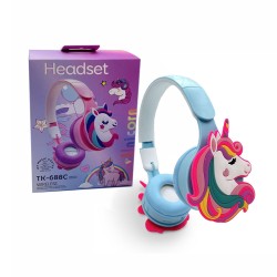 Moxom Unicorn Wireless Headphones TK-688C Blue Moxom Unicorn Wireless Headphones TK-688C Blue